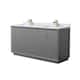 Option Dark Gray / Satin Bronze Hardware