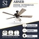 preview thumbnail 4 of 30, Copper Grove Strang Indoor/ Outdoor Ceiling Fan - 52-inch