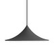 preview thumbnail 1 of 1, Golden Lighting Vistara 1-light 20in Pendant in Sand Black