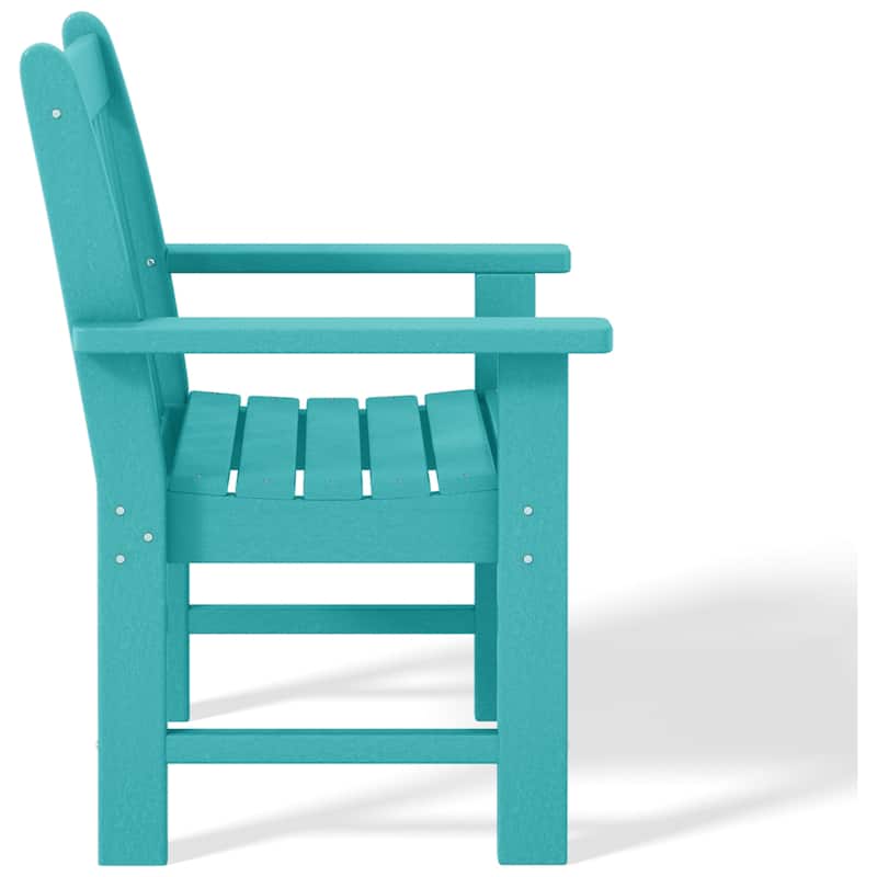 Polytrends Laguna Outdoor Dining Poly Garden Arm Chair (Set of 4)