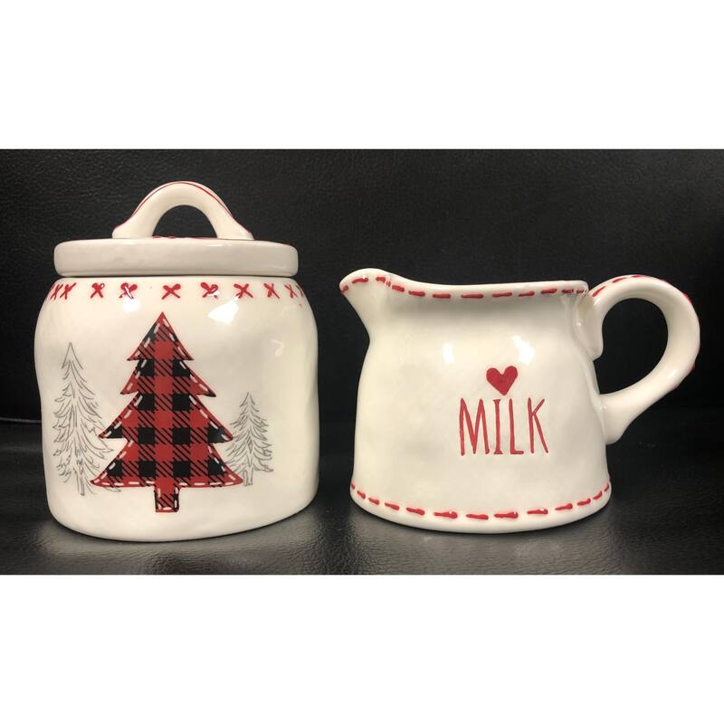 Holiday Cheer Cream and Sugar Set