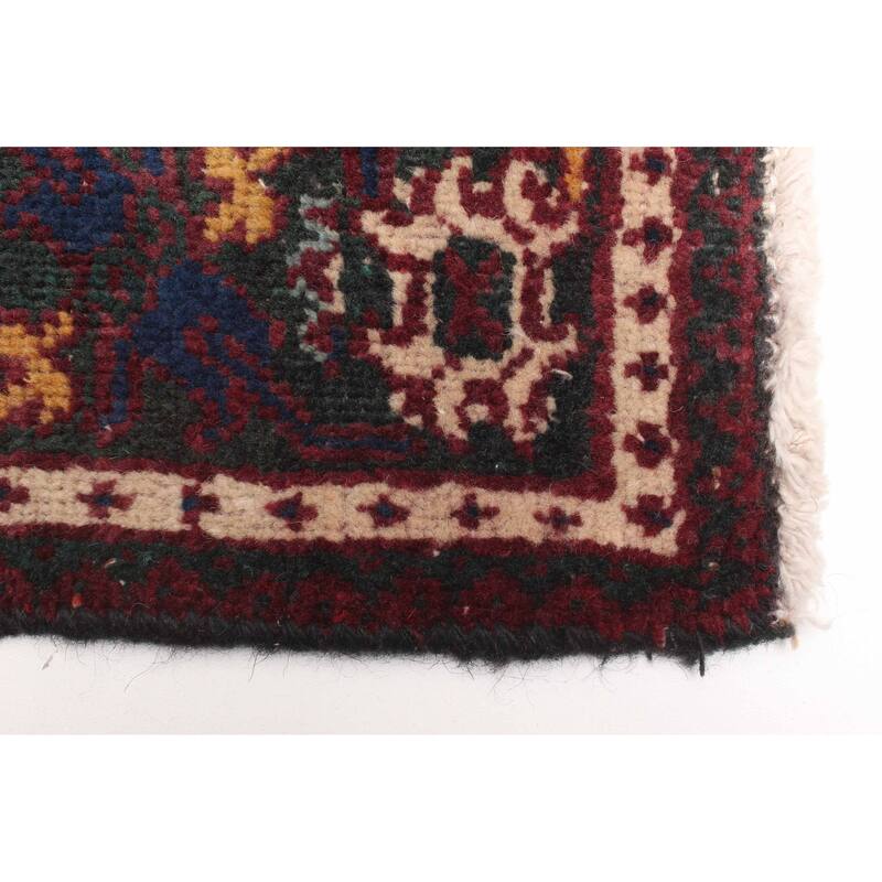ECARPETGALLERY Hand-knotted Kayseri Burgundy Wool Rug - 4'2 x 6'9