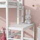 preview thumbnail 7 of 12, Twin High Loft Bed with Ladder Landing Platform and Ladders