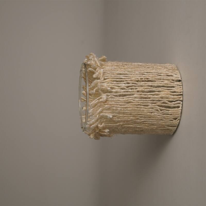 Glass Textured Votive Candle Holder - 5" - Cream