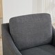 preview thumbnail 34 of 37, Linen Swivel Chairs, Club Accent Chairs, Soft Cushions