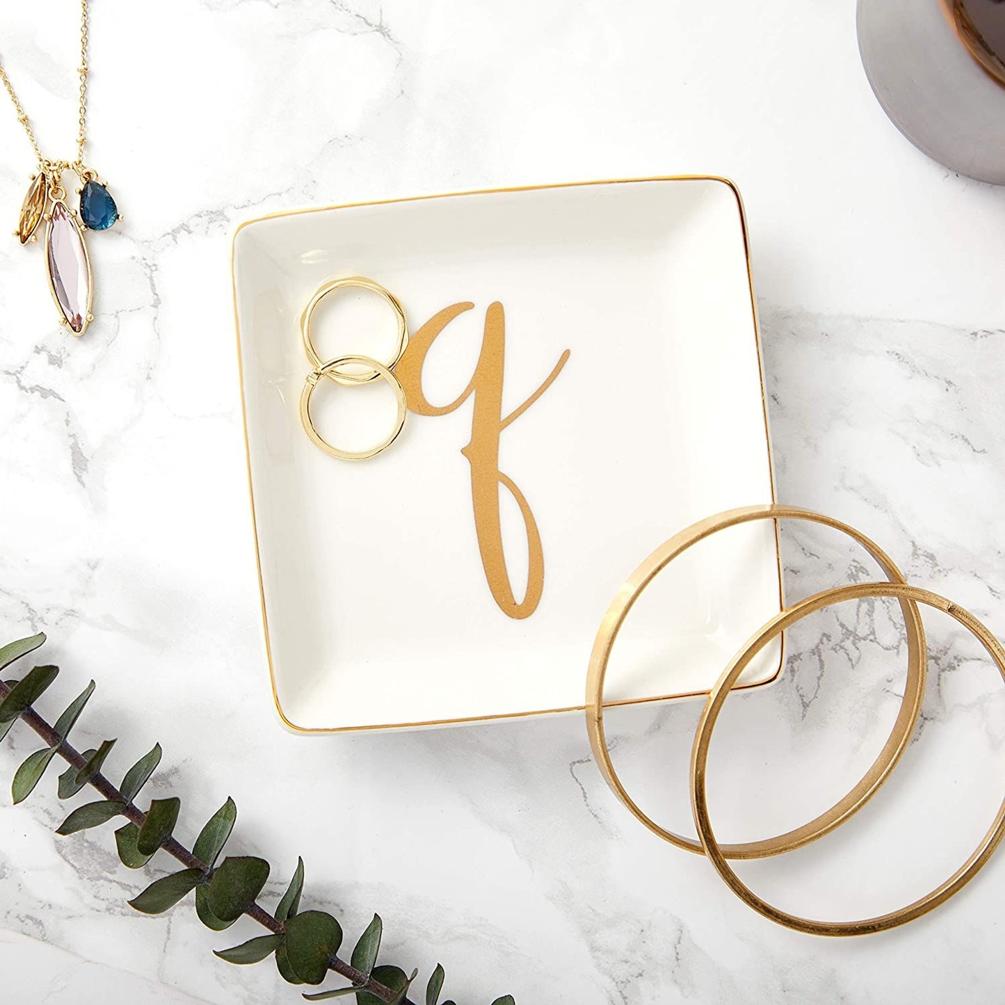 Letter 2025 ring dish