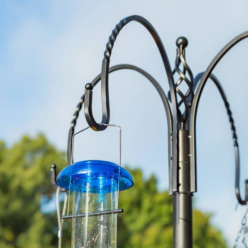 92" Premier Wild Bird Feeding Station - 25.6x92.5x25.6