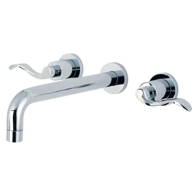 NuWave 3-Hole Wall Mount Roman Tub Faucet