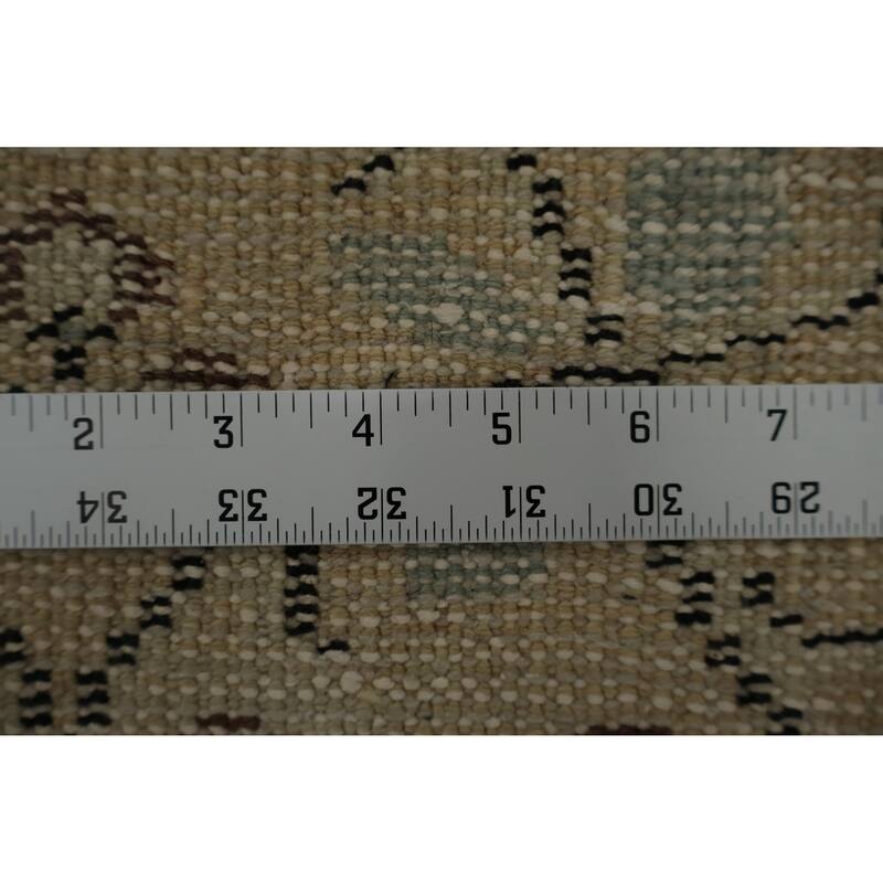 Hand Knotted Oriental 100% Wool Carpet Transitional Floral Yellow & Gold Anatolian Area Rug - 7' 6'' X 4' 10''