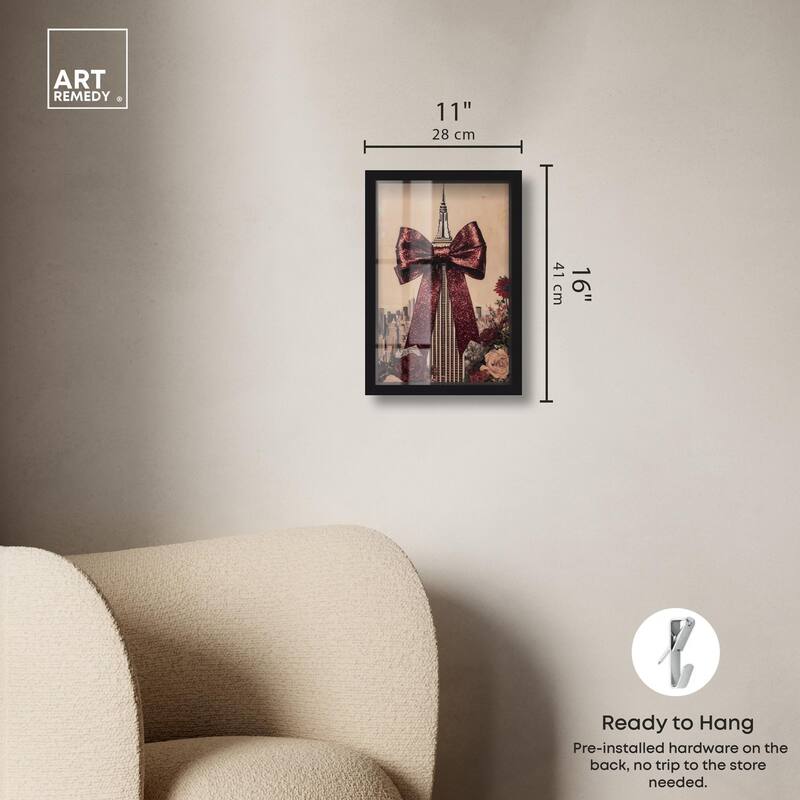Sparkling Empire State Building Shadowbox by Art Remedy