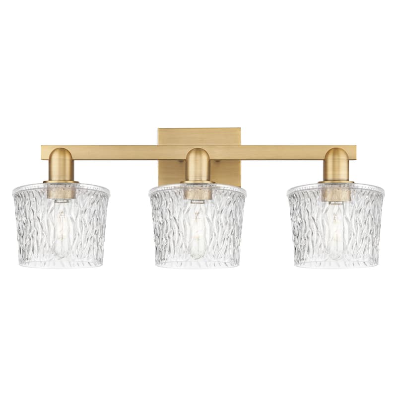 Innovations Lighting 716-3W-11-26 Niagara Vanity Niagara 3 Light 26" - Brushed Brass / Clear