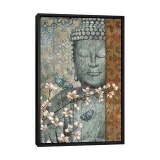 iCanvas "Buddha" by Conrad Knutsen Framed Canvas Print - Bed Bath ...