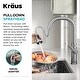 preview thumbnail 113 of 147, Kraus 2-Function 1-Handle 1-Hole Pulldown Sprayer Brass Kitchen Faucet