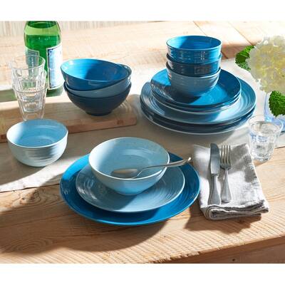 Sango Siterra Ocean 16 Piece Dinnerware Set