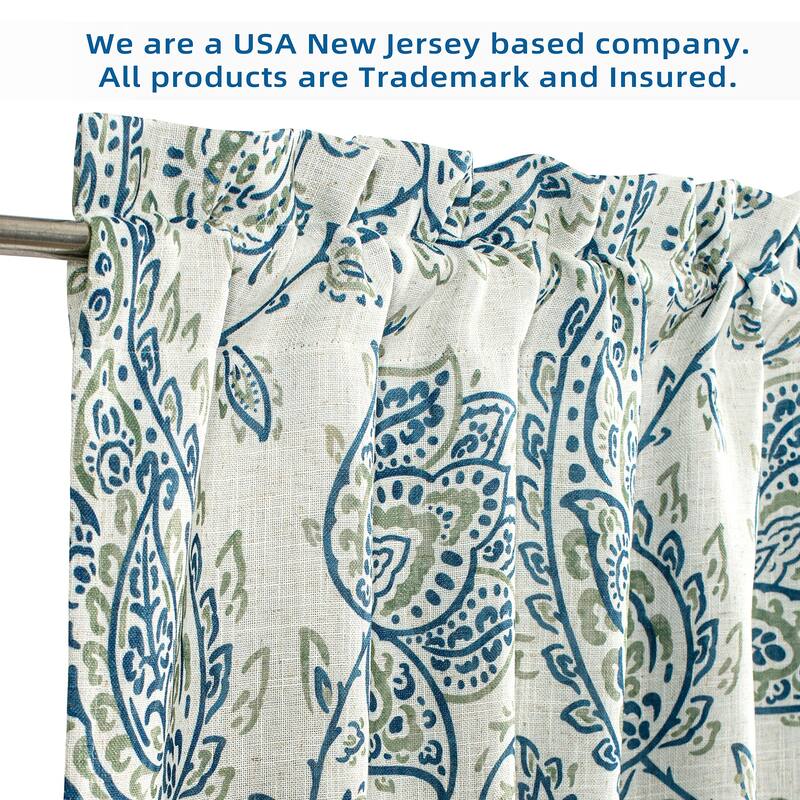 DriftAway Jacob Linen Blend Blackout Valance