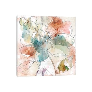 iCanvas "Floral Flow II" by Carol Robinson Canvas Print - Bed Bath ...