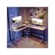 L-Shaped Gaming Desk Computer Corner Desk Office Writing Desk - White