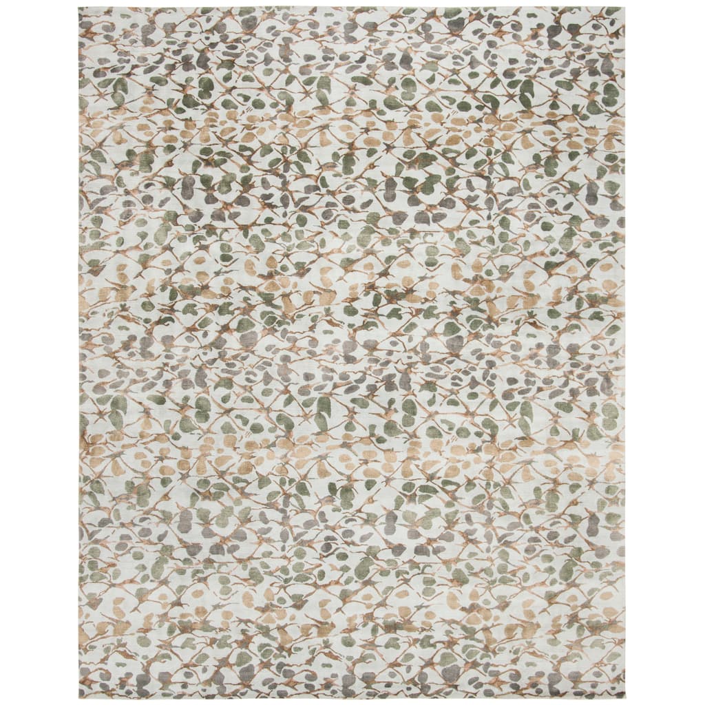 Martha Stewart by SAFAVIEH Handmade Trellis Silk/ Wool Rug