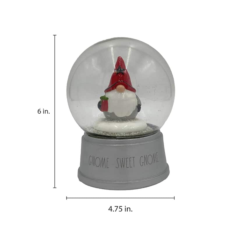 Rae Dunn CHRISTMAS Snow Globe with Music