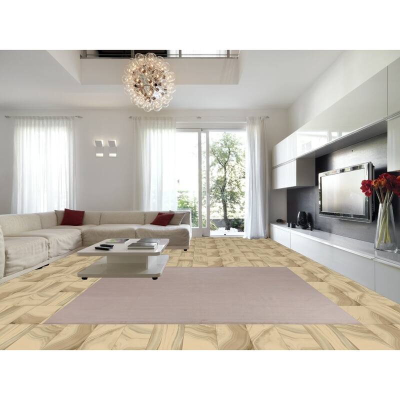 Hand Knotted Oriental 100% Wool Carpet Modern Modern Peach Gabbeh Area Rug - 10' 2'' X 10' 3''