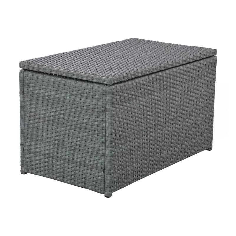 10-Piece Outdoor Sectional Half Round Patio Rattan Sofa Set