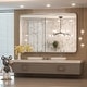 preview thumbnail 14 of 60, TokeShimi Modern Metal Frame Bathroom Vanity Wall Mirror 48x36 - Silver