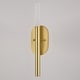 preview thumbnail 8 of 8, Fulton 1 Light Integrated LED Contemporary Wall Sconce White Acrylic