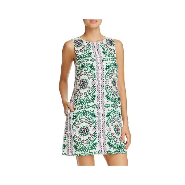 Shop Tory Burch Womens Garden Party Casual Dress Floral Print