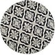 preview thumbnail 20 of 43, SAFAVIEH Handmade Easy Care Loriann Oriental Rug 6' Round - Black - Round