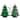 Christmas Tree Set with Ornaments for Kids - 0.5*27.5*37.5inch