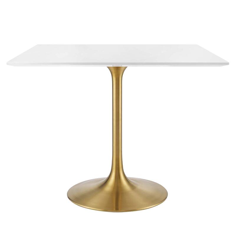 36" Square Wood Top Dining Table