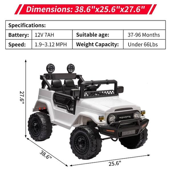 dimension image slide 0 of 3, 12V Battery Powered Electric Car