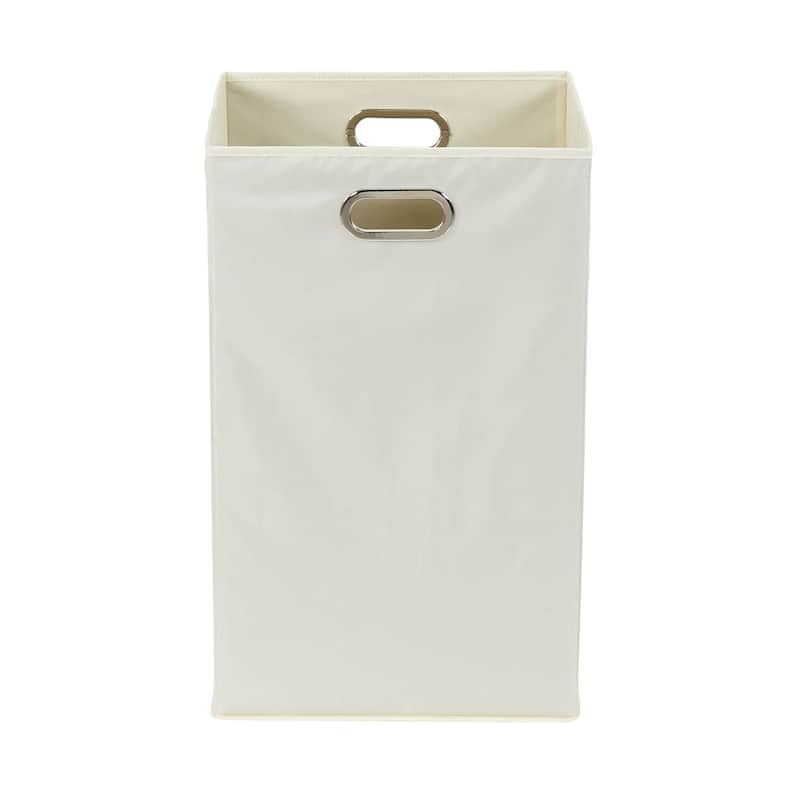 Household Essentials Folding Laundry Hamper - 14.0"L x 14.0"W x 28.0"H