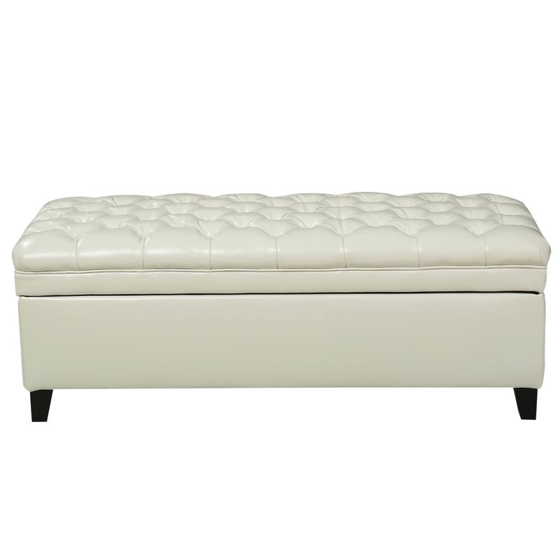 JULIANA Storage Ottoman - Stylish Upholstered Multi-Purpose Furniture