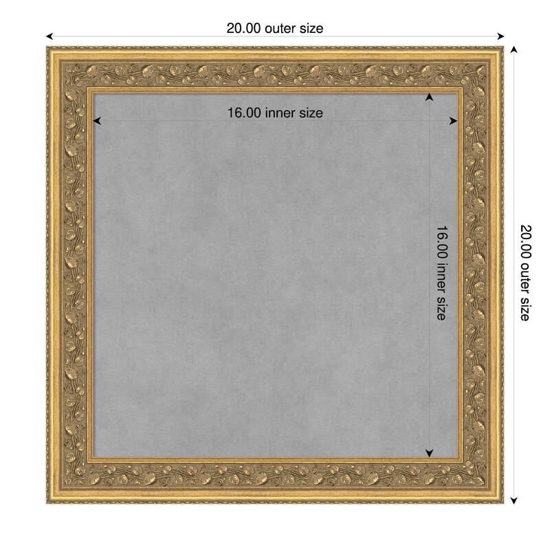 Amanti Art Carter Dark Gold Framed - 20 x 20 in