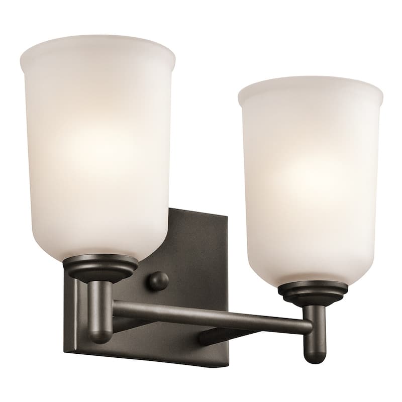 Kichler Shailene 12.5" Wide 2 Light Bathroom Vanity Light - Olde Bronze