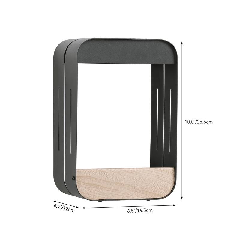 Modern Rectangular Iron Outdoor Wall Light