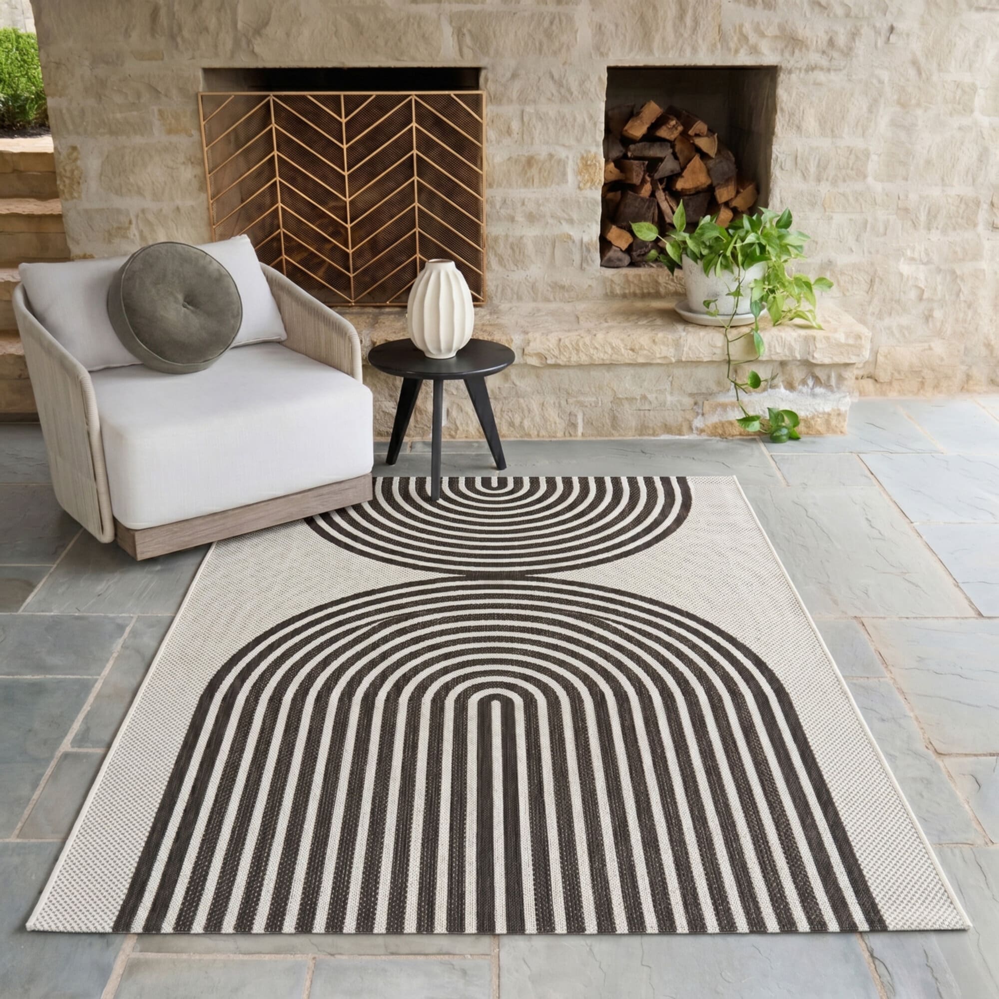 Balta Rugs Cerise Contemporary Indoor/Outdoor Area Rug