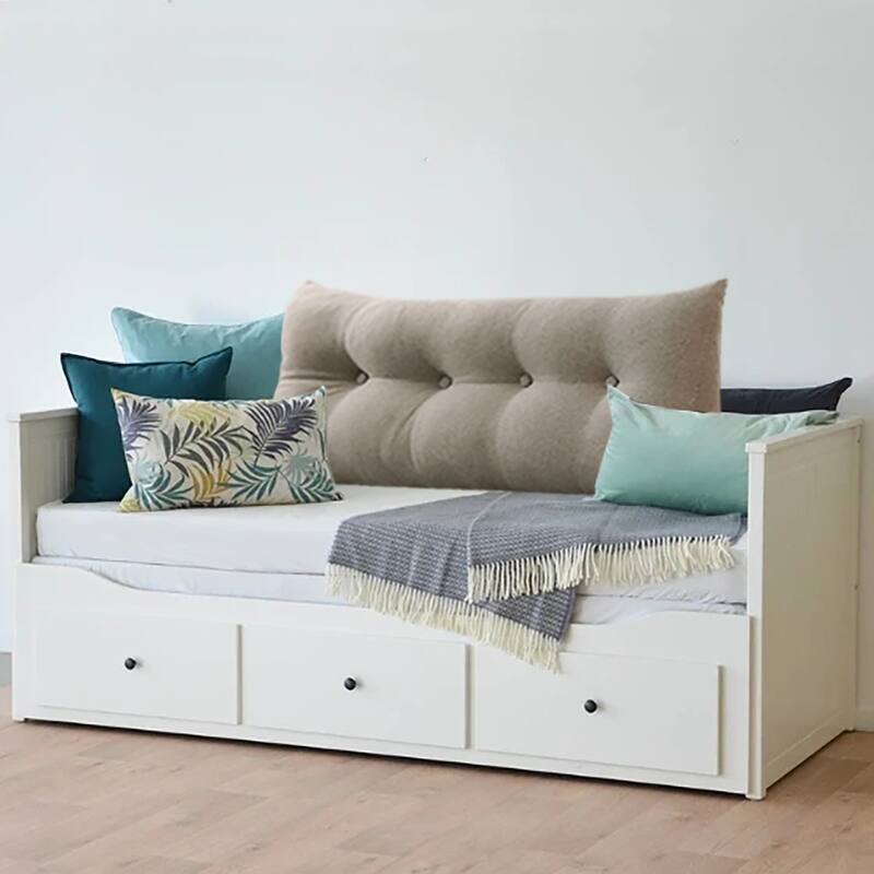 WOWMAX Large Bed Wedge Pillow Headboard Back Support Reading Cushion