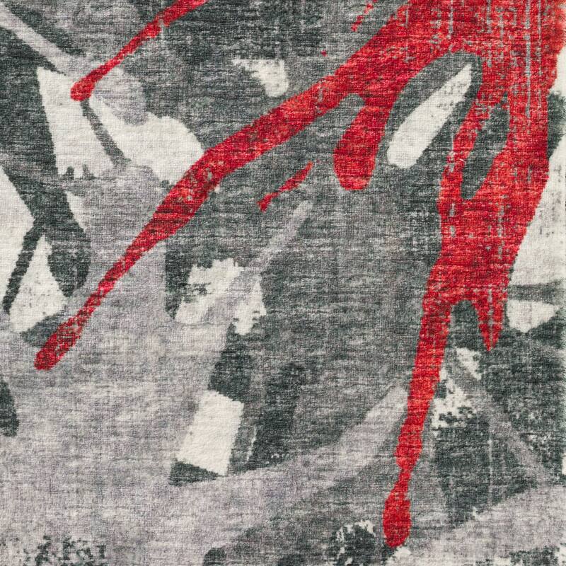 Indoor/ Outdoor Addison Bravado Abstract Starburst Washable Area Rug