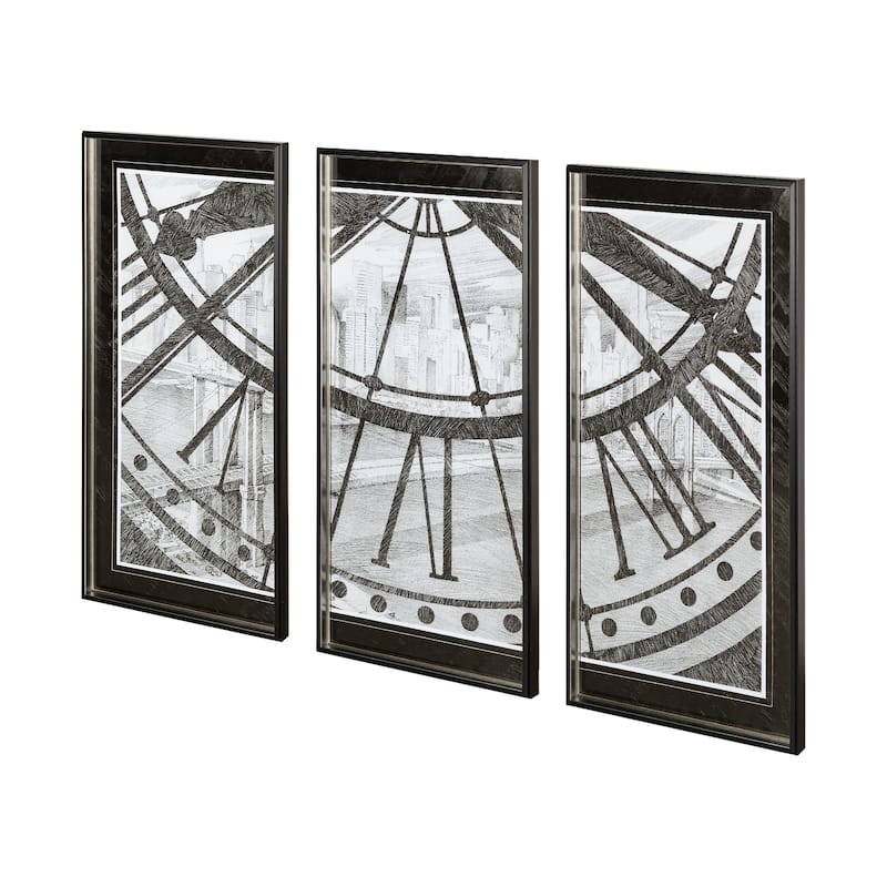 Of Time and The River (Set of 3) Framed Art Print
