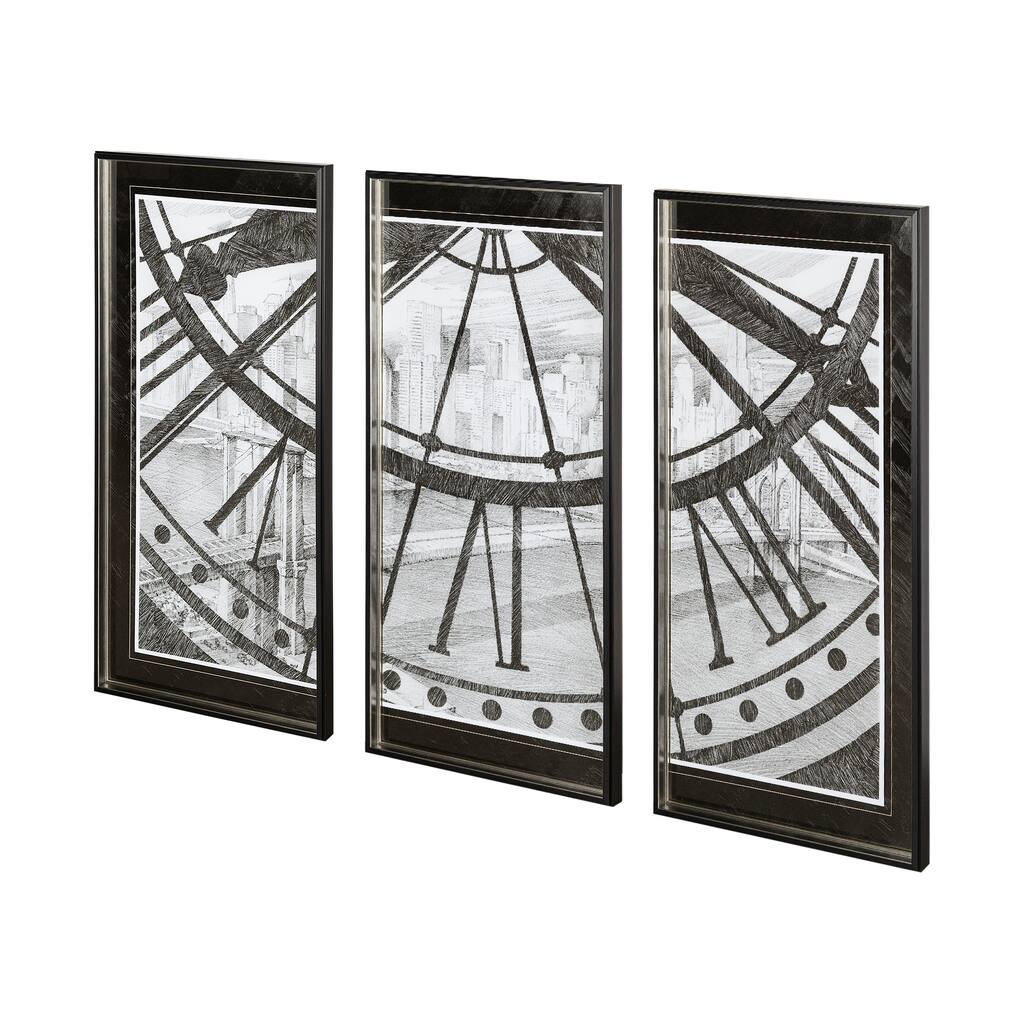 Of Time and The River (Set of 3) Framed Art Print