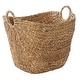preview thumbnail 2 of 69, Handmade Dried Plant Wicker Contemporary Storage Basket