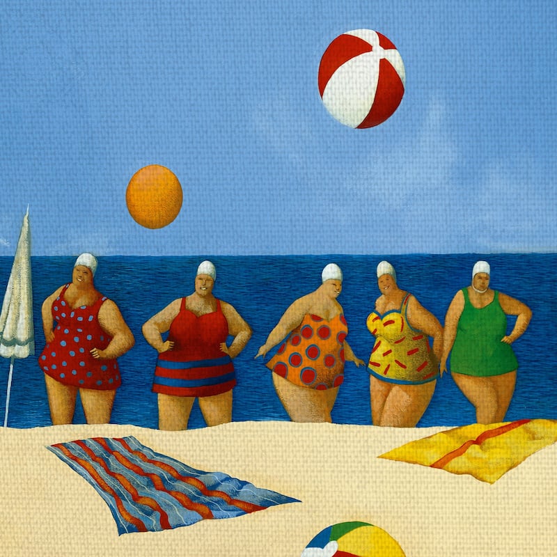 My Seven Aunts by Michael Paraskevas Canvas Art Print