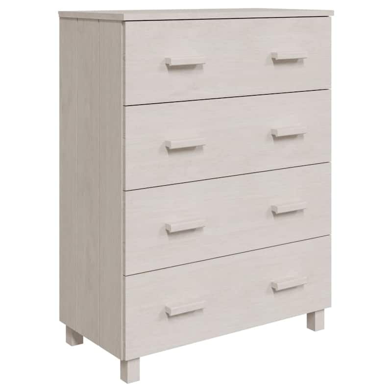 vidaXL Sideboard Buffet Console Cabinet for Kitchen HAMAR Solid Wood Pine - 31.1"x15.7"x40.7"