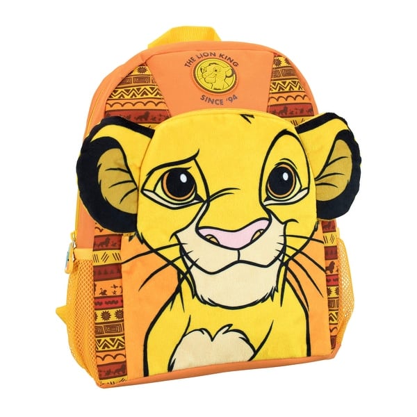 slide 2 of 7, Lion King Backpack ,Simba Backpack ,One Size Yellow Yellow