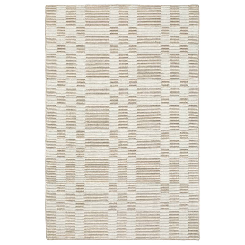 Terra by Obeetee Jaipur Easta Rug - Natural/Diamond - 3' x 5'