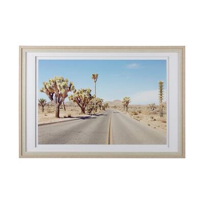Desert Road Framed Art Print