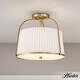 preview thumbnail 1 of 10, Hunter Atmore Alturas Gold 2 Light Flush Mount - Modern & Contemporary, Transitional - Kitchen, Bedrooms, Living Room, Entryway Alturas Gold
