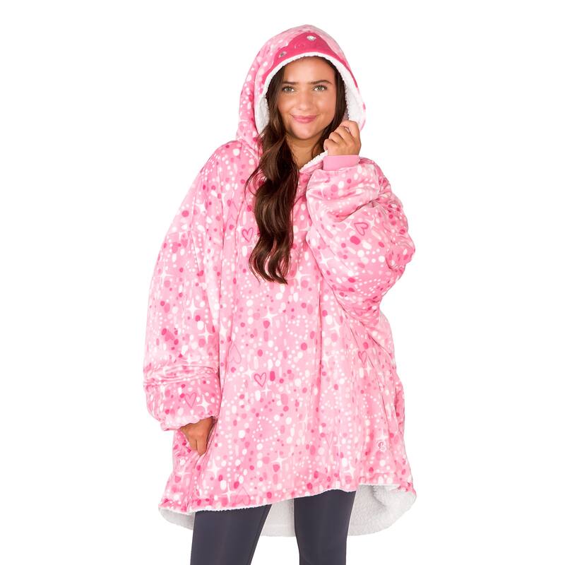 Bare Homey B-Cozy Oversized Sherpa Wearable Blanket